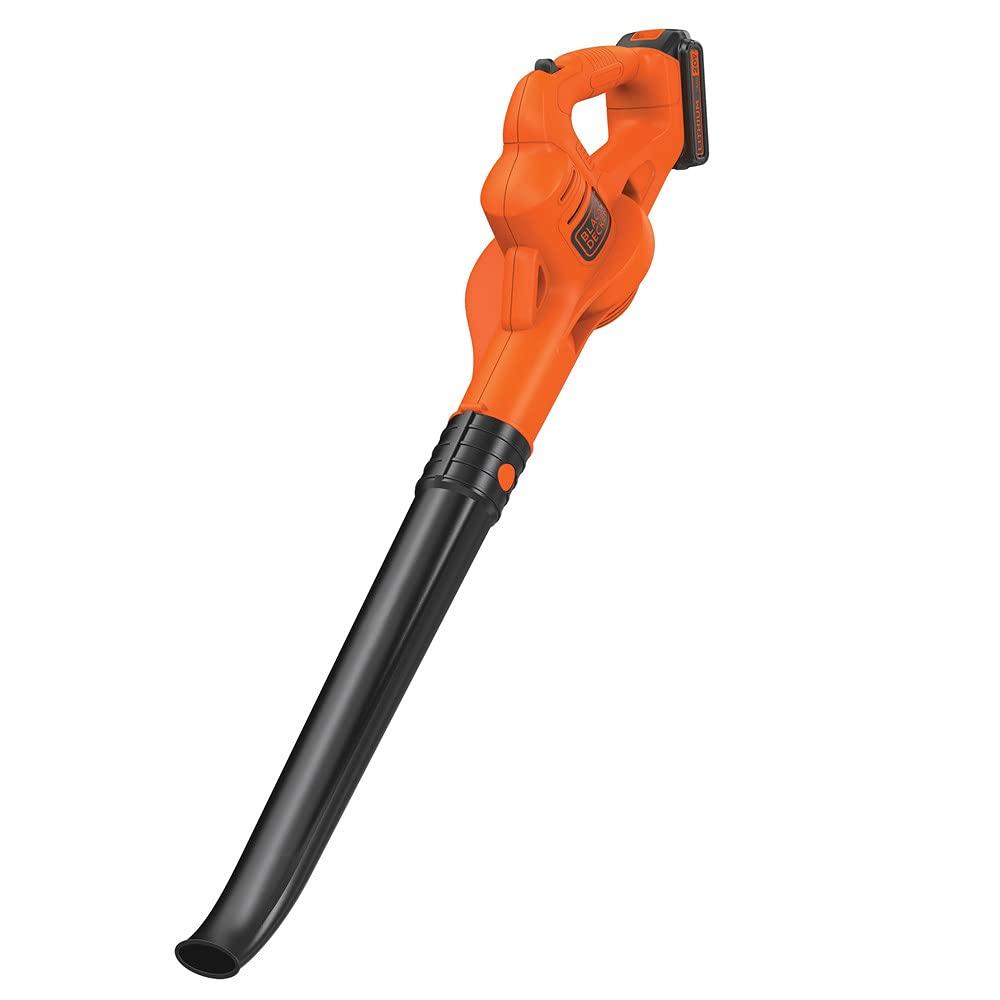 BLACK+DECKER 20V MAX Cordless Leaf Blower, Lawn Sweeper, 130 mph Air Speed, Lightweight Design, Battery and Charger Included (LSW221) - Image 5