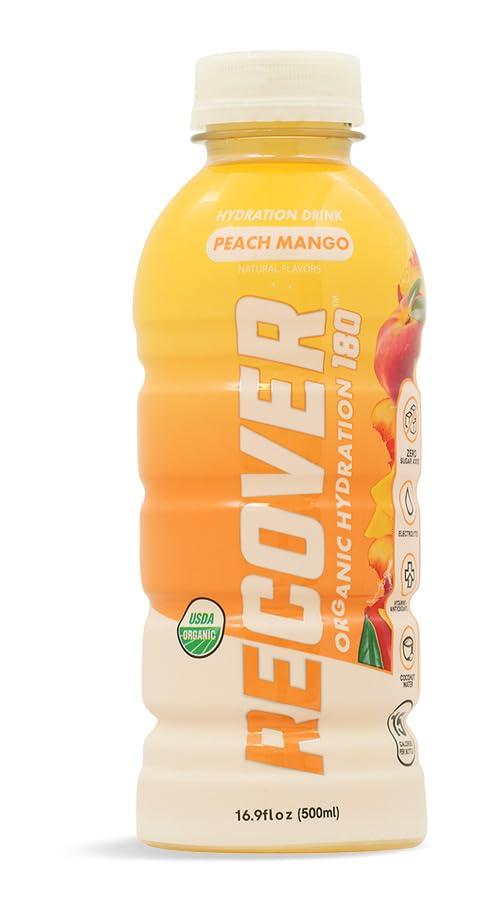 Recover 180 Organic Peach Mango Hydration Drink, 16.9 FZ