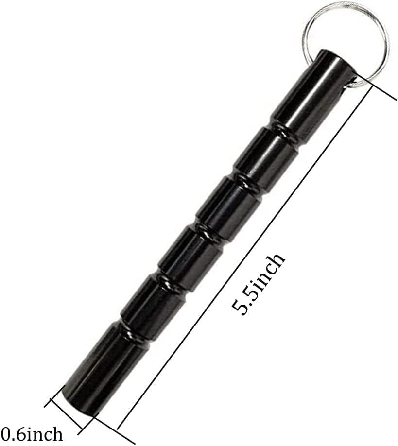 Design-Pie Safety Key Chain, Solid Aluminum Short Stick Protection Gift Keychains for Women - Image 3