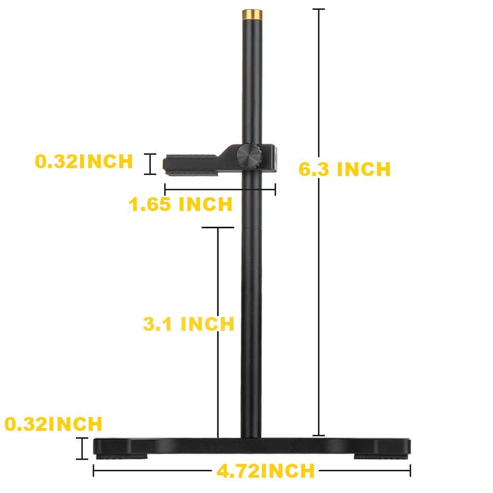 GPU Support Bracket, GPU Holder Stand, Adjustable GPU Sag Bracket Graphics Card Support for 12cm Fan Mount CNC Aluminum (0.63-6.3inch) - Image 4
