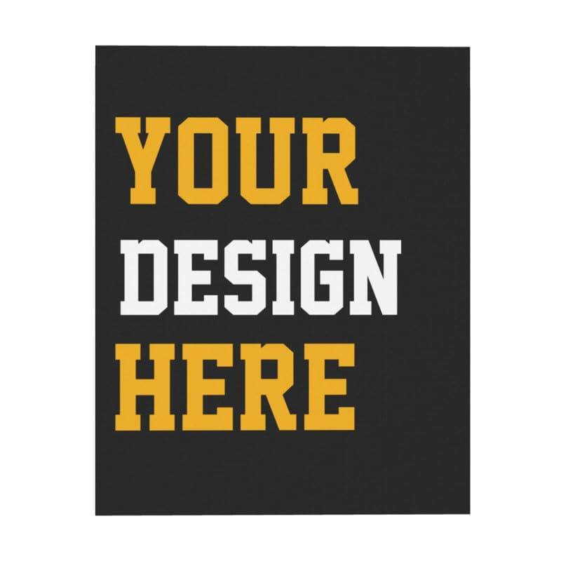 FASENG Custom Hanging Posters Canvas Decorative Poster Personalized Your Photo/Text/Logo Canvas Prints Wall Art Poster Decor for Living Room Bedroom 8"x10"