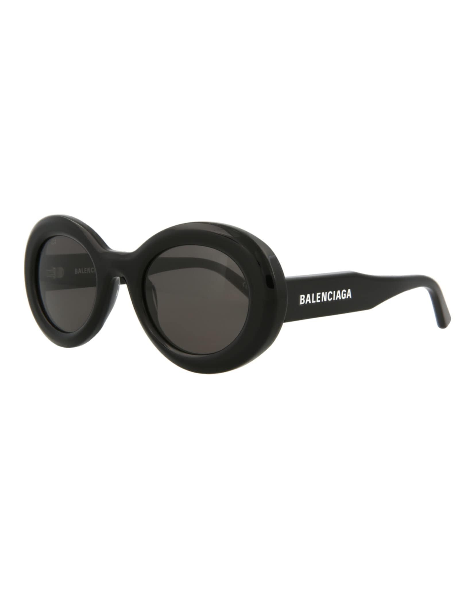 Balenciaga Sunglasses Luxury Eyewear with Round/Oval Acetate Frame Italian Designer Fashion for Everyday Luxury - Image 2