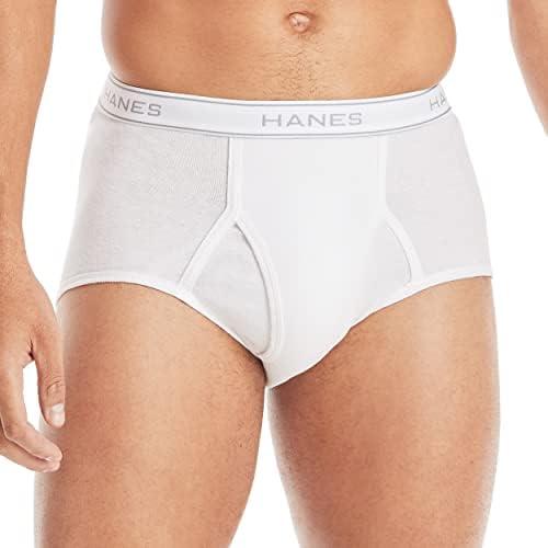 Hanes Men's No Ride Up Briefs with ComfortSoft Waistband, Multipacks - Image 2