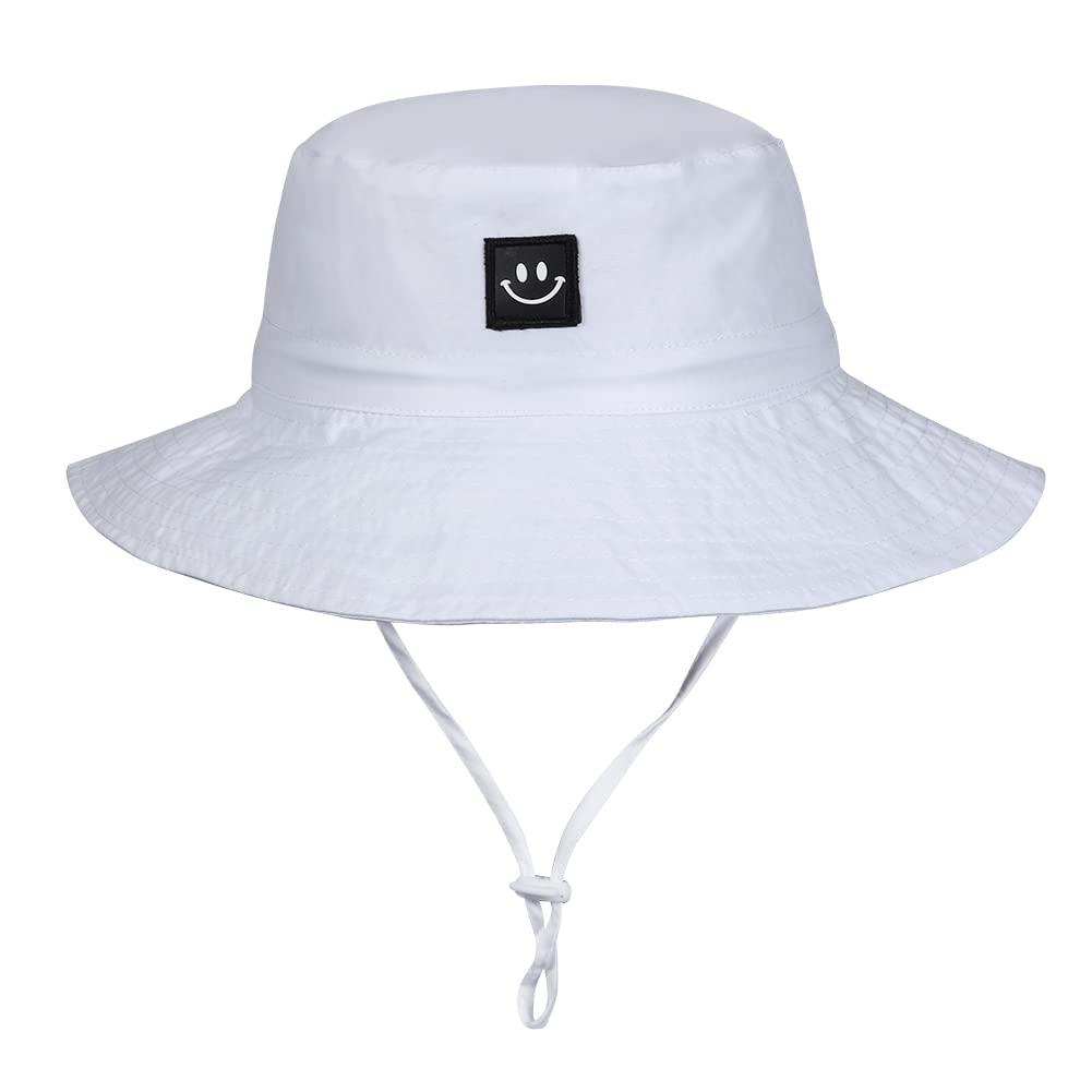 MaxNova Baby Sun Hat Smile Face UPF 50+ Toddler Bucket Hat for Boys Girls 0-7 Years - Image 2