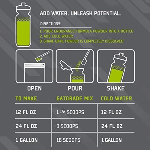 Gatorade Endurance Formula Powder, Lemon Lime, 32 Ounce (Pack of 1) (Packaging may vary) - Image 5