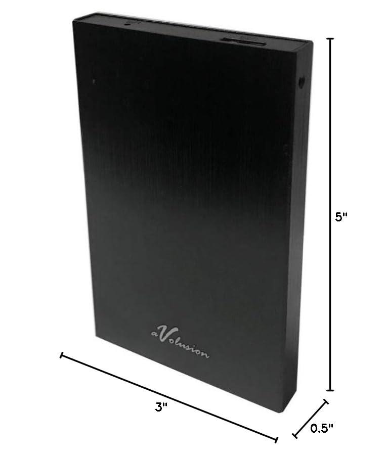 Avolusion HD250U3 1TB USB 3.0 Portable External Gaming Hard Drive (Xbox One Pre-Formatted) - Black - Image 9