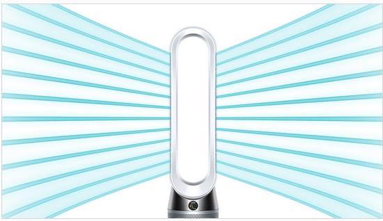 Dyson Pure Cool Purifier Fan TP4A remote controlled purifying fan with HEPA filtration (White and Silver), Standard (Renewed) - Image 8
