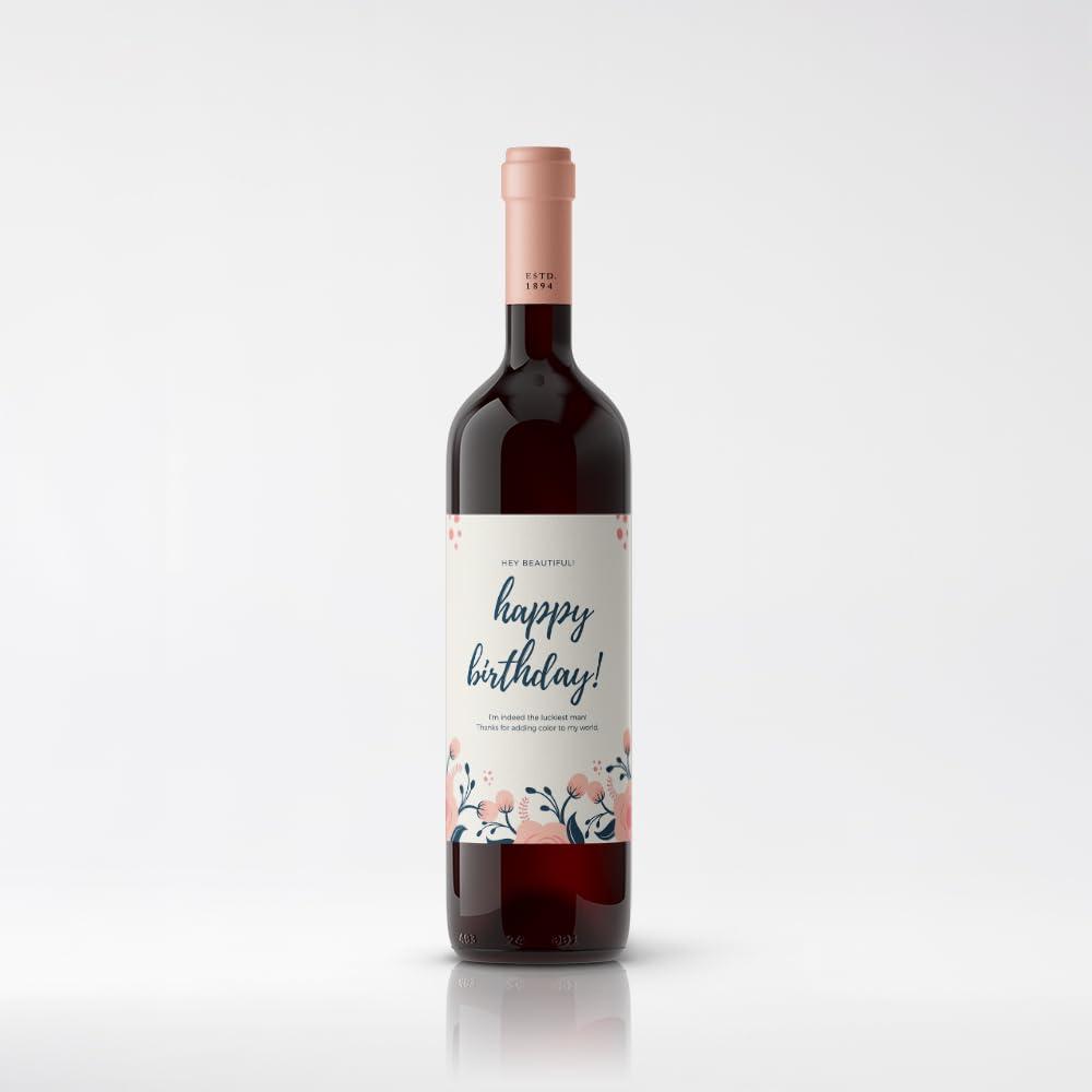 40 Large Wine Bottle Kraft Printable Labels, 4x5 inches, fits Classic Bordeaux, Burgundy, and Champagne Bottles (White Recycled (Laser or Inkjet)) - Image 7