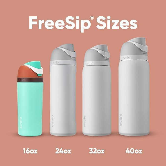 Owala FreeSip Insulated Stainless Steel Water Bottle with Straw for Sports, Travel, and School BPA-Free Sports Water Bottle, 32 oz, Dreamy Field - Image 8
