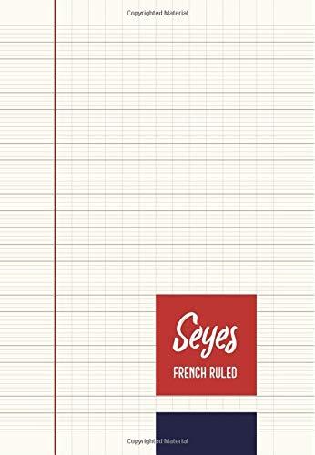 Seyes French Ruled Notebook - Journal - A5 - Creme Paper: To Write In - 8mm Lining Handwriting Paper | 110 Pages | Perfect Binding | Durable Softcover