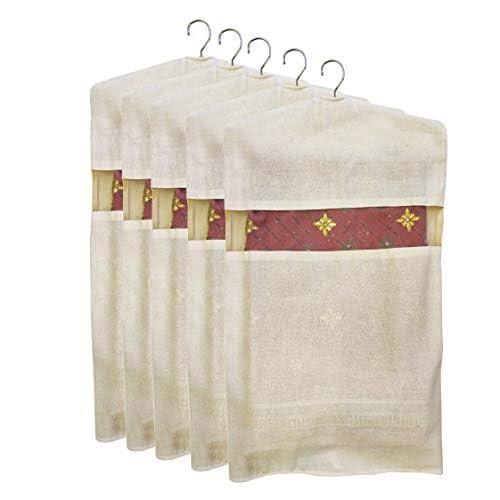 Forever Cotton Garment Bags for Hanging Clothes – 100% Cotton, Breathable Suit & Dress Covers – Pack of 3 Medium (22"x40") for Jackets, Sarees, Blouses, Coats, Travel & Closet Storage - Image 9