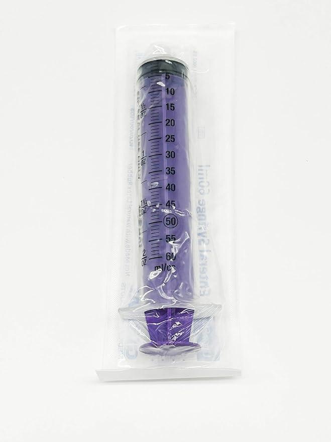 60cc Enteral Feeding Syringes by Global Medical Products - ENFit & ISO 80369-3 Certified, BPA/DEHP/Latex-Free, Transparent Barrel (60CC, QTY 30) - Image 2
