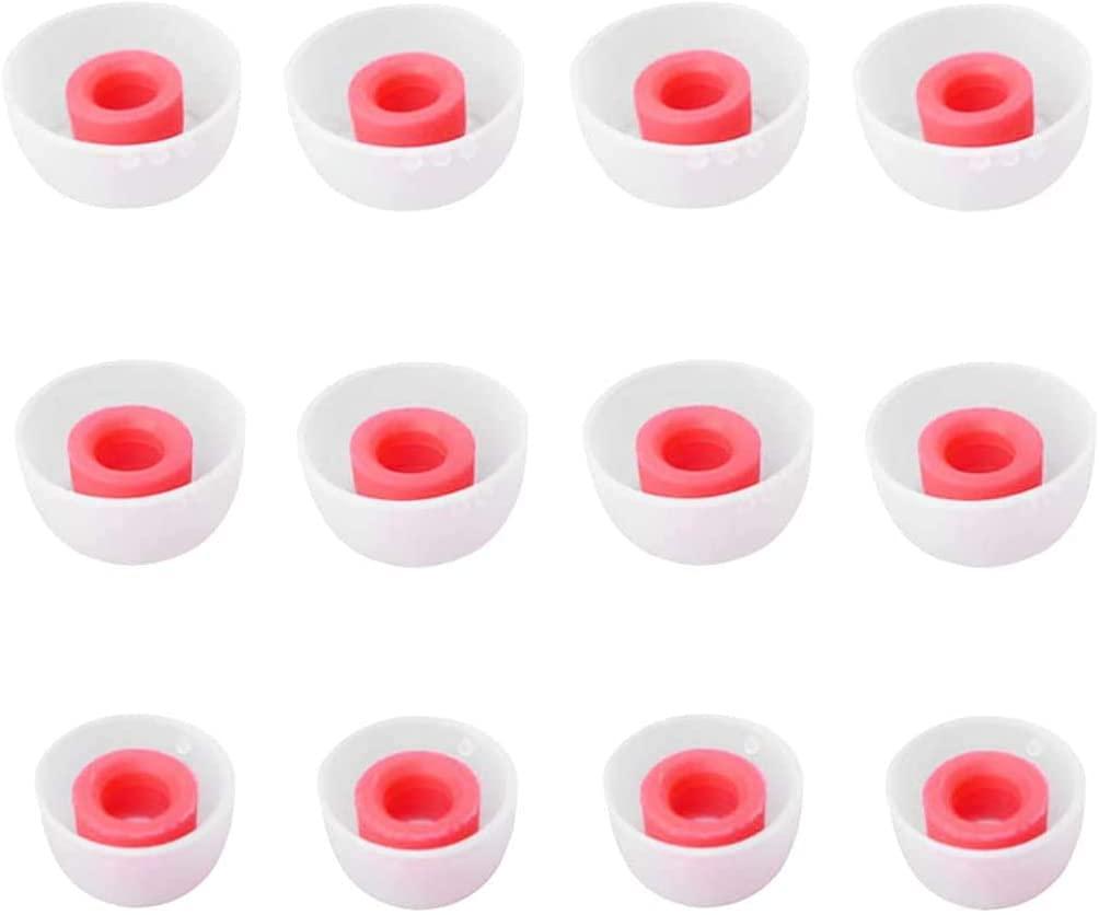 ALXCD Ear Tips Compatible with Soundcore Life A1 P2 Earbuds, S/M/L 3 Sizes 6 Pairs Soft Silicone Earbud Tips, Replacement for Soundcore Life A1 P2, 6 Pairs SML White