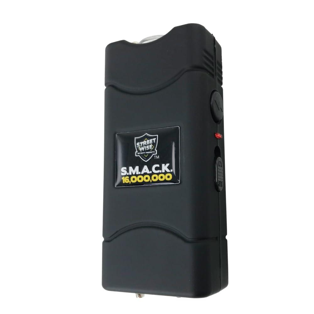 Streetwise Self-Defense Key Chain Combo - Smack Stun Gun & Sticky Pepper Gel, Mini USB Charged with LED Flashlight, Safety Switch, Women's Protection Kit - Image 3