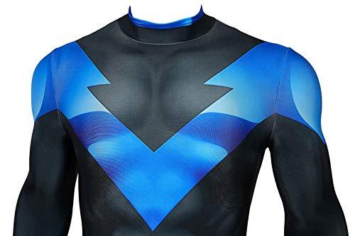 Bailu Halloween Superhero Costume Cosplay Bodysuit Jumpsuit Zentai Onesie Spandex 3D Style For Kids Adult - Image 5