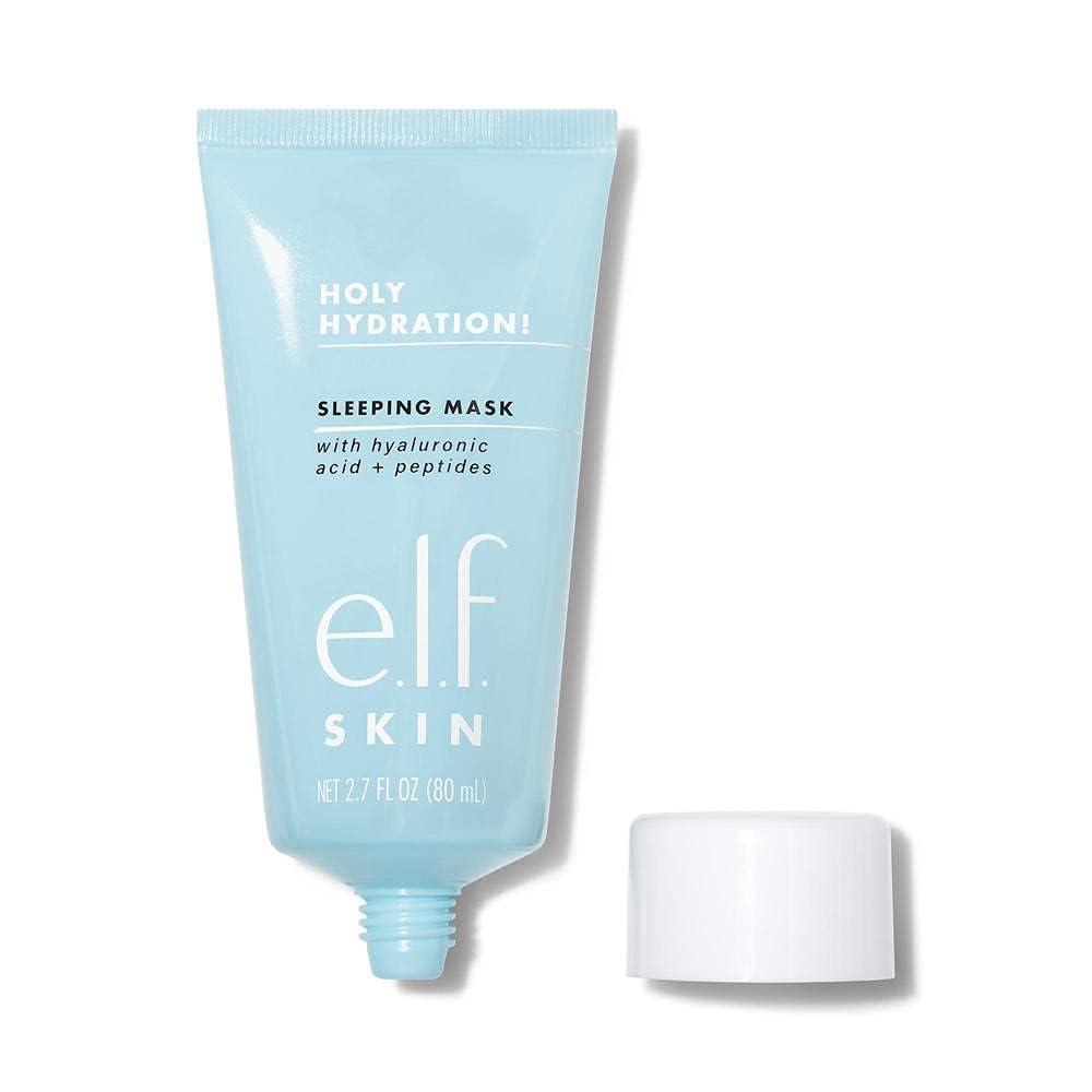 e.l.f. Holy Hydration! Sleep Mask, Ultra-Hydrating Dual-Use Face Mask, Replenishes & Nourishes Dry Skin for a Plumped Up Complexion, 2.7 Fl Oz (80mL) - Image 6