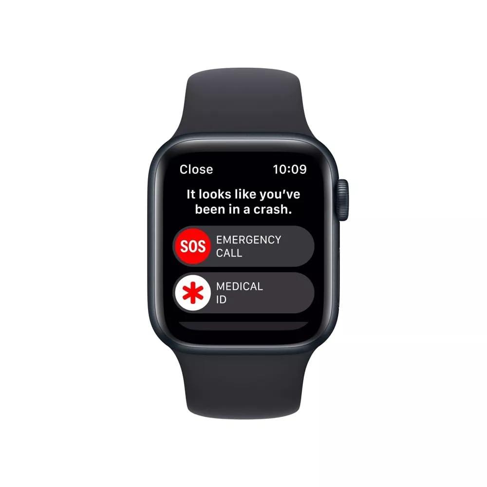 Apple Watch Series 7 (GPS, 45mm) Midnight Aluminum Case with Midnight Sport Band (Renewed) - Image 3