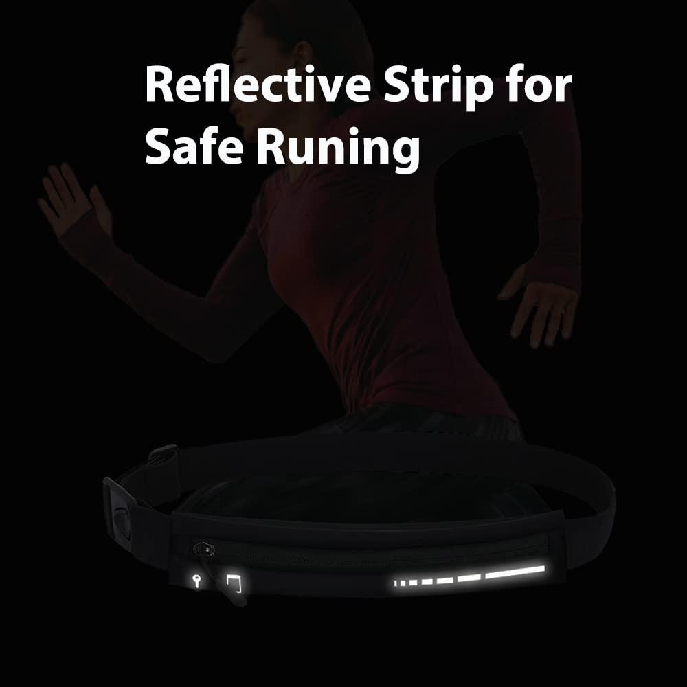 AIKENDO Slim Running Belt for Women Men,Runners Fanny Pack Phone Holder,Running Pouch Waist bag for Workout Jogging,Money Belt Running Gear Accessories - Image 7