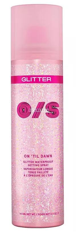 One Size On 'Til Dawn Glitter Waterproof Setting Spray 3.4 oz / 143 mL Limited Edition 2025