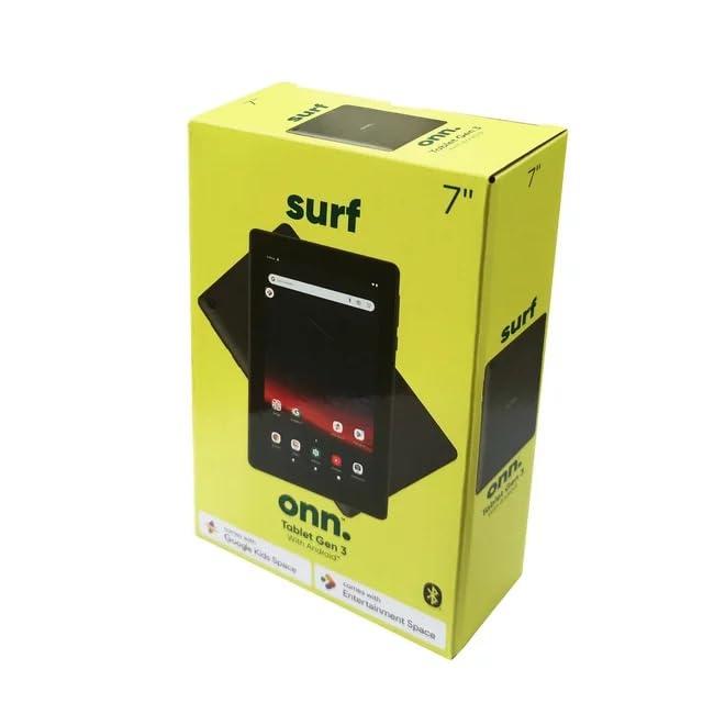 Onn Surf Tablet Gen 3 2022 MTK Quad-Core 32GB eMMC 2GB 7" (1024x600) Touchscreen Android 12 Go 2 Cameras Charcoal (Renewed) - Image 5