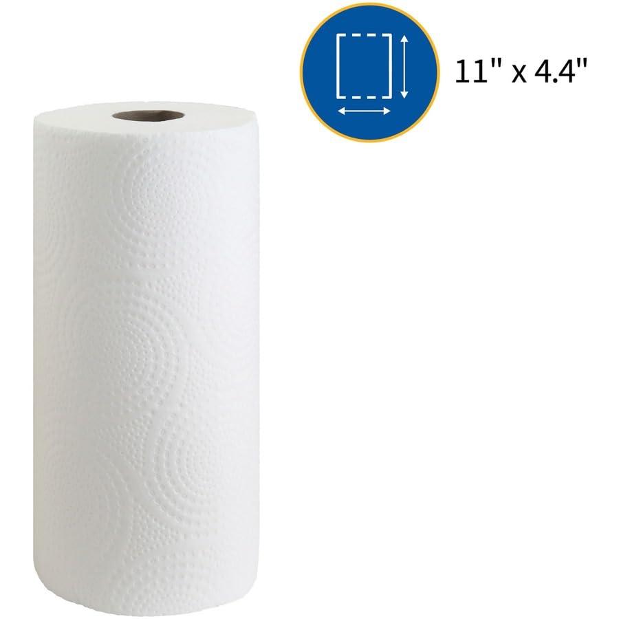 Genuine Joe-GJO24080 2-Ply Household Roll Paper Towels (Pack of 30) - WHITE - Image 6
