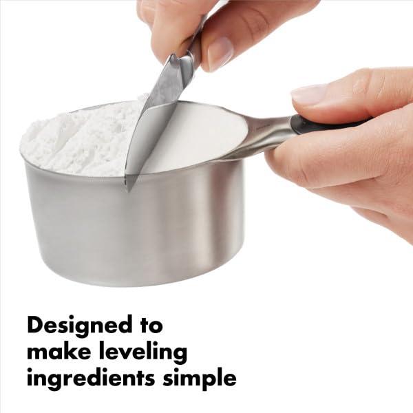 OXO Good Grips 4 Piece Stainless Steel Measuring Cups with Magnetic Snaps - Image 5