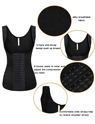 Evanhome Women's Waist Trainer Cincher Underbust Corset Vest Steel Boned Hourglass Body Shaper With Hooks S-4XL - Image 6
