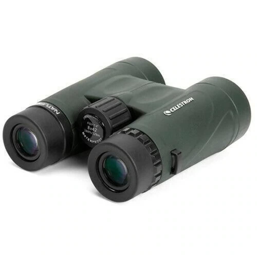 Celestron 71332 Nature DX 8x42mm Binoculars with Multi-Coated Lens, BaK-4 Prism Glass and Carry Case, Green - Image 2