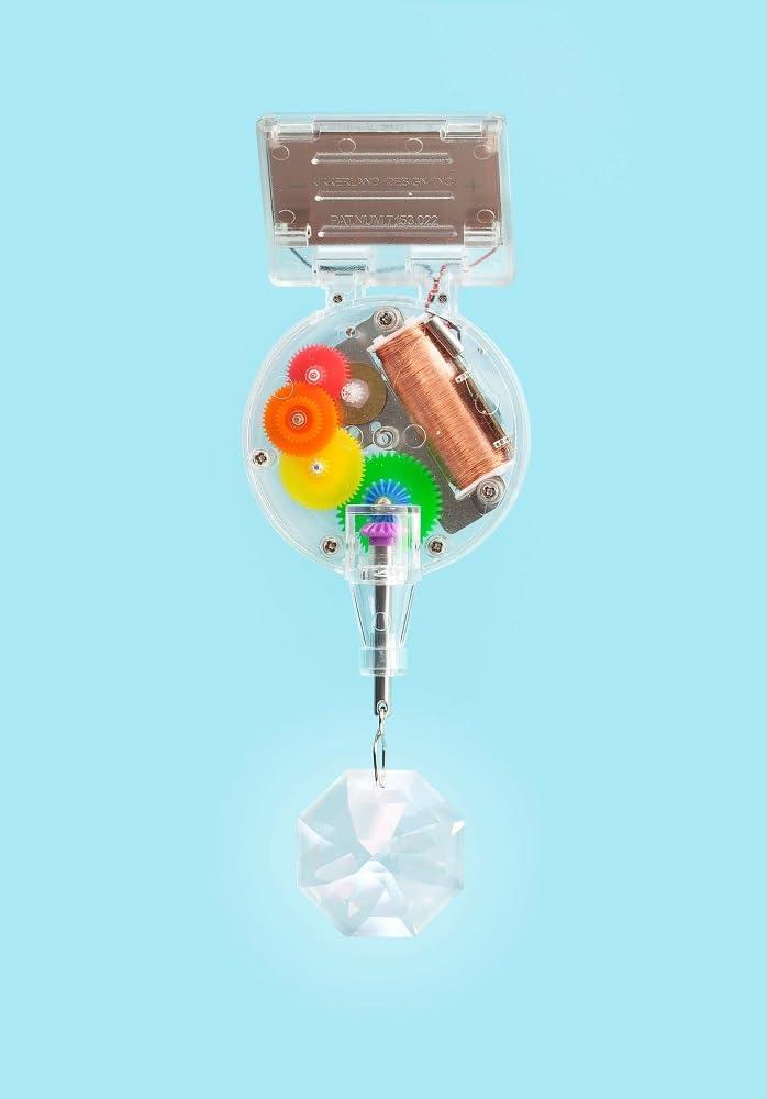 Kikkerland Solar Powered Rainbow Maker – Prism Suncatcher, Fun Home Window Decor – Unique Gift for Christmas & Birthdays – Single Crystal - Image 5