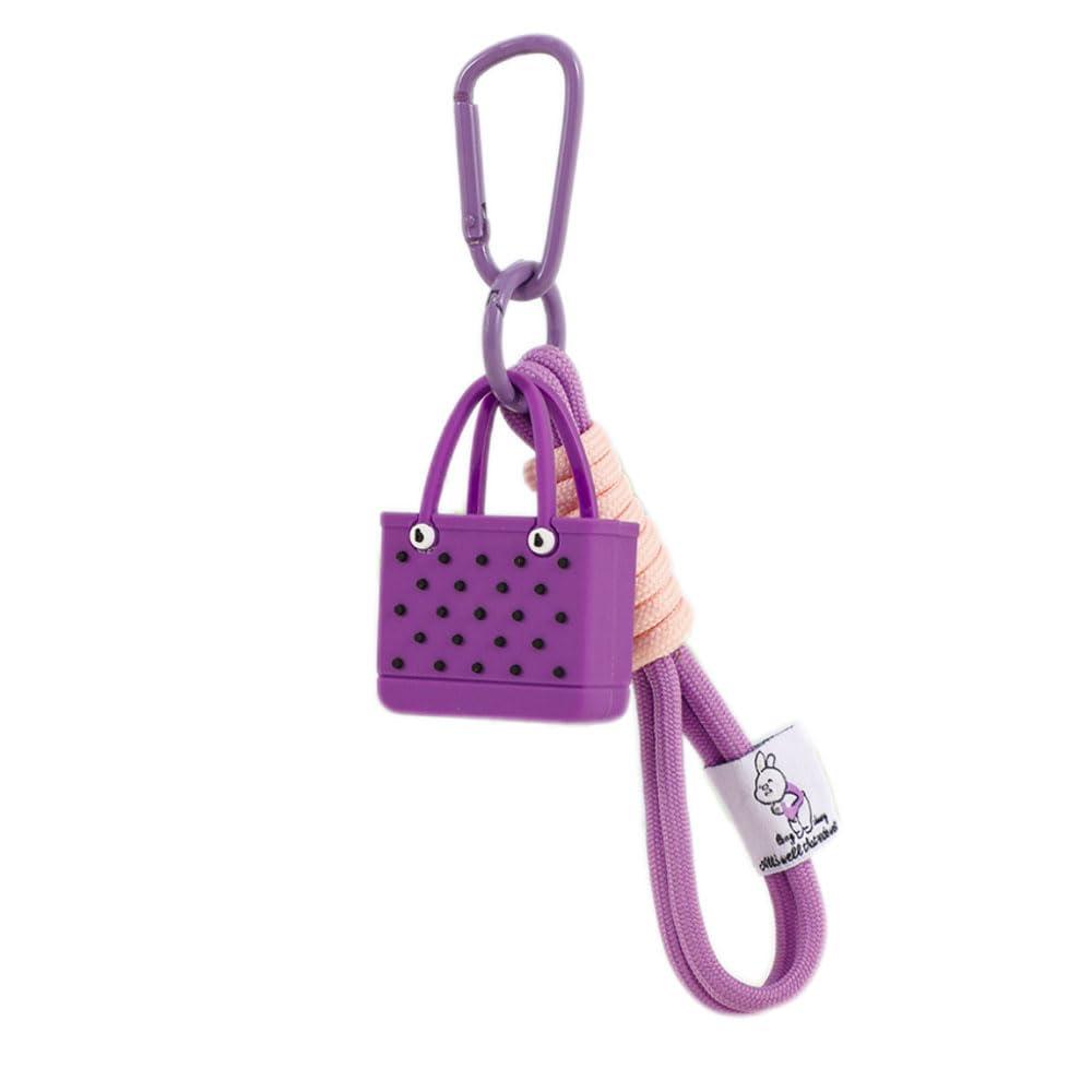 Bogg Bag Silicone Beaded Key Ring Bracelet,2Pcs, Keychain Wristlet With Cute Bogg Bag,For Women, Girls - Image 8