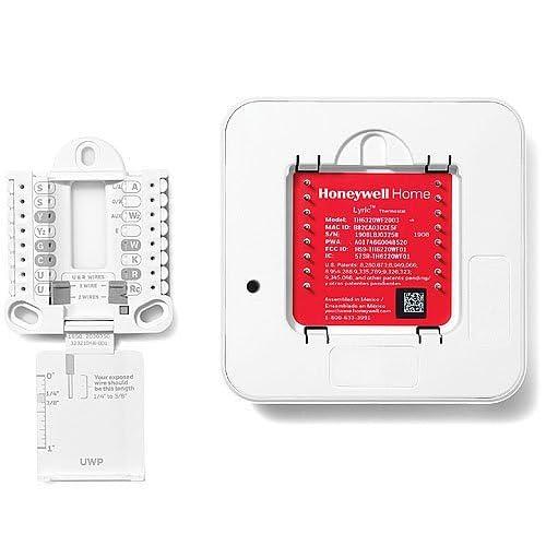 Honeywell TH6220WF2006/U Lyric T6 Pro Wi-Fi Programmable Thermostat with Stages Up to 2 Heat/1 Cool Heat Pump or 2 Heat/2 Cool Conventional with Large Wall Plate & Extended Warranty - Image 6