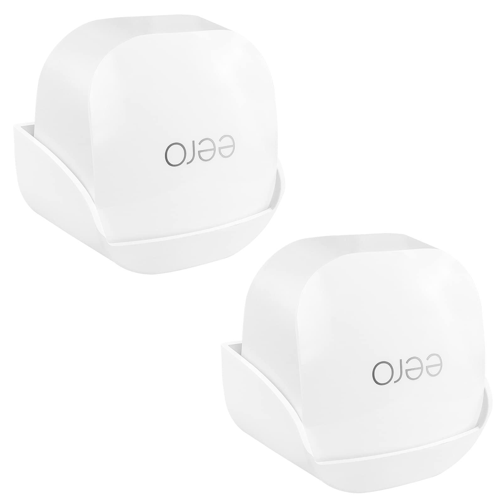 Screwless Wall Mount for Eero 6+ Tri-Band Mesh Wi-Fi Holder, No Tools Required, Easy to Install, No Drilling, Strong VHB Adhesive Mount (1)