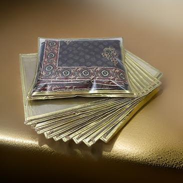 Transparent Saree Covers/Bags with Stainless Steel Zipper Lock, Suitable for Single Saree Pack (10) - Image 5