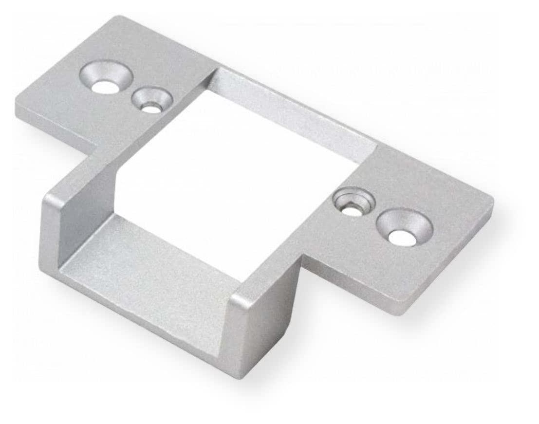 Seco-Larm SD-991A-D1Q Mini No-Cut Electric Door Strike For Indoor Use​, Converts Cylindrical Lock Sets Into an Electronic Access-controlled Locking System, Stainless Steel Keeper - Image 2