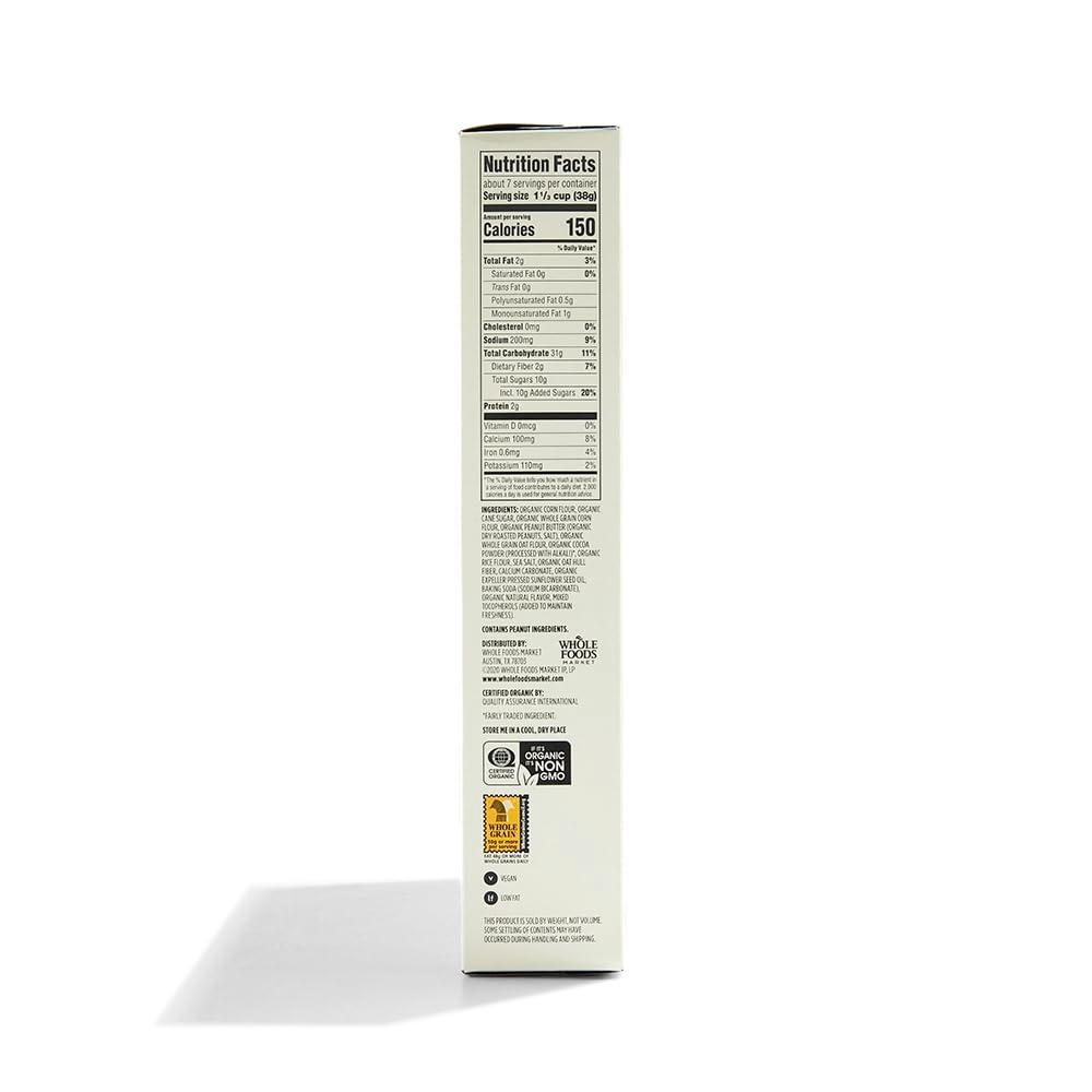 365 by Whole Foods Market, Organic Peanut Butter & Cocoa Balls Cereal, 10 Ounce - Image 2