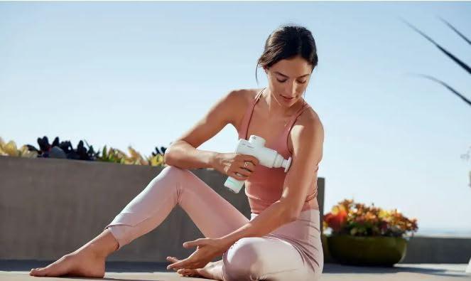 Hyperice Hypervolt Go 2 - Featuring Quiet Glide Technology - Handheld Percussion Massage Gun - 3 Speeds, 2 Interchangeable Heads - Helps Relieve Sore Muscles and Stiffness - FSA and HSA Eligible - Image 3