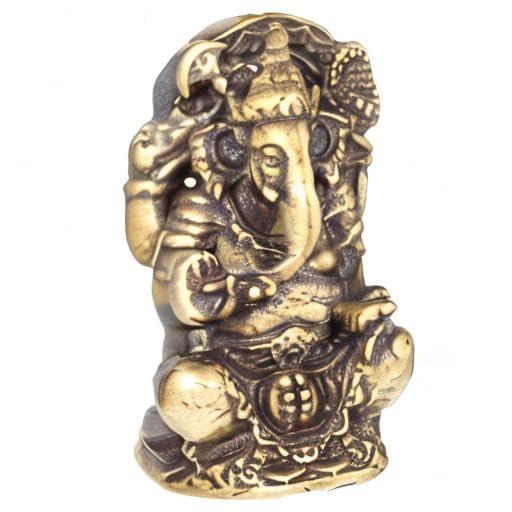 FENGSHUI-CAISHEN Ganesha Statues - Pure Copper Ganapati Ganesh Figurine, Reiki Chakra Meditation Desktop Decor - Image 10