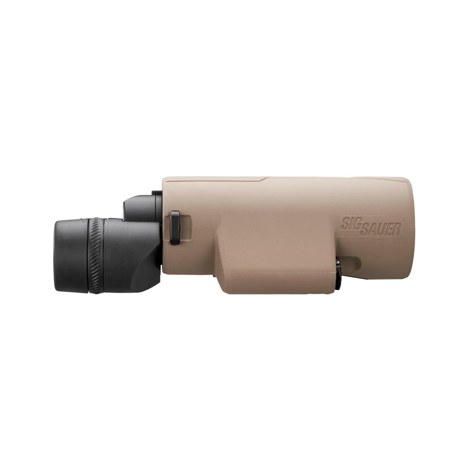 SIG SAUER ZULU6 HDX PRO 18x50mm Waterproof Fogproof Durable FDE Image Stabilized Hunting Binoculars, Multicoated Anti-Glare Lenses, Up to 40 Hours Runtine, Carrying Case & Carrying Strap Included - Image 4