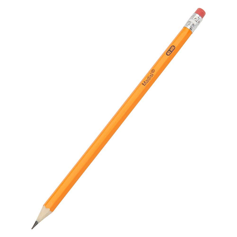 Madisi Wood-Cased #2 HB Pencils, Yellow, Pre-sharpened, Bulk Pack, 576 pencils in box - Image 4