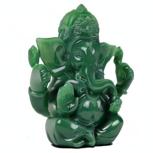 Seyee-bro Lord Ganesha Statues - Ganesh Idol Figurine - Elephant God Buddha Sculpture for Home Car Decor Tabletop Statue - Image 9