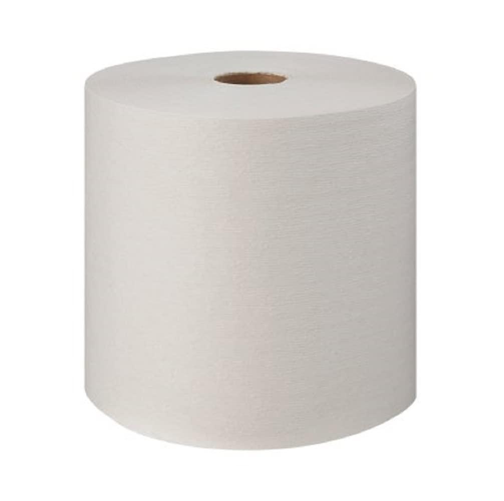 Kimberly Clark 50606 Scott Hard Roll Paper Towels, 8" x 600', White, Poly-Bag Protected (1 Individual Roll)