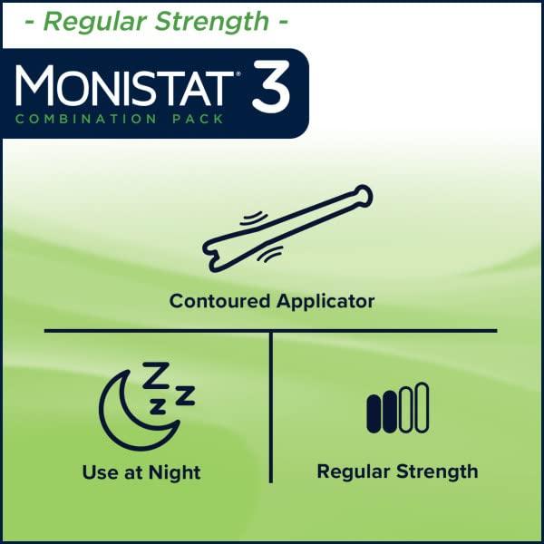 Monistat 3 Vaginal Antifungal Combination Pack - 3 Each, Pack of 2 - Image 5
