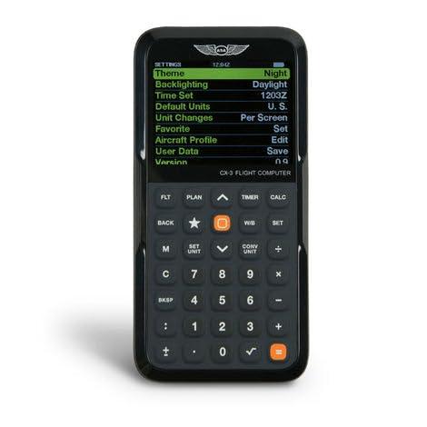 ASA CX-3 Flight Computer – Advanced Electronic E6B for Accurate Flight Planning and FAA Exam Preparation - Image 1