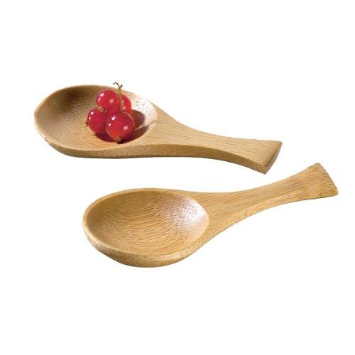 PacknWood 209BBIWAKI - Wooden Spoons for Serving - Biodegradable Bamboo Perfect for Serving, Tasting or Eating - Wood Cooking Spoon - Wooden Tasting Spoons (0.25 oz, 3.7" x 1.8") (Case of 500) - Image 4