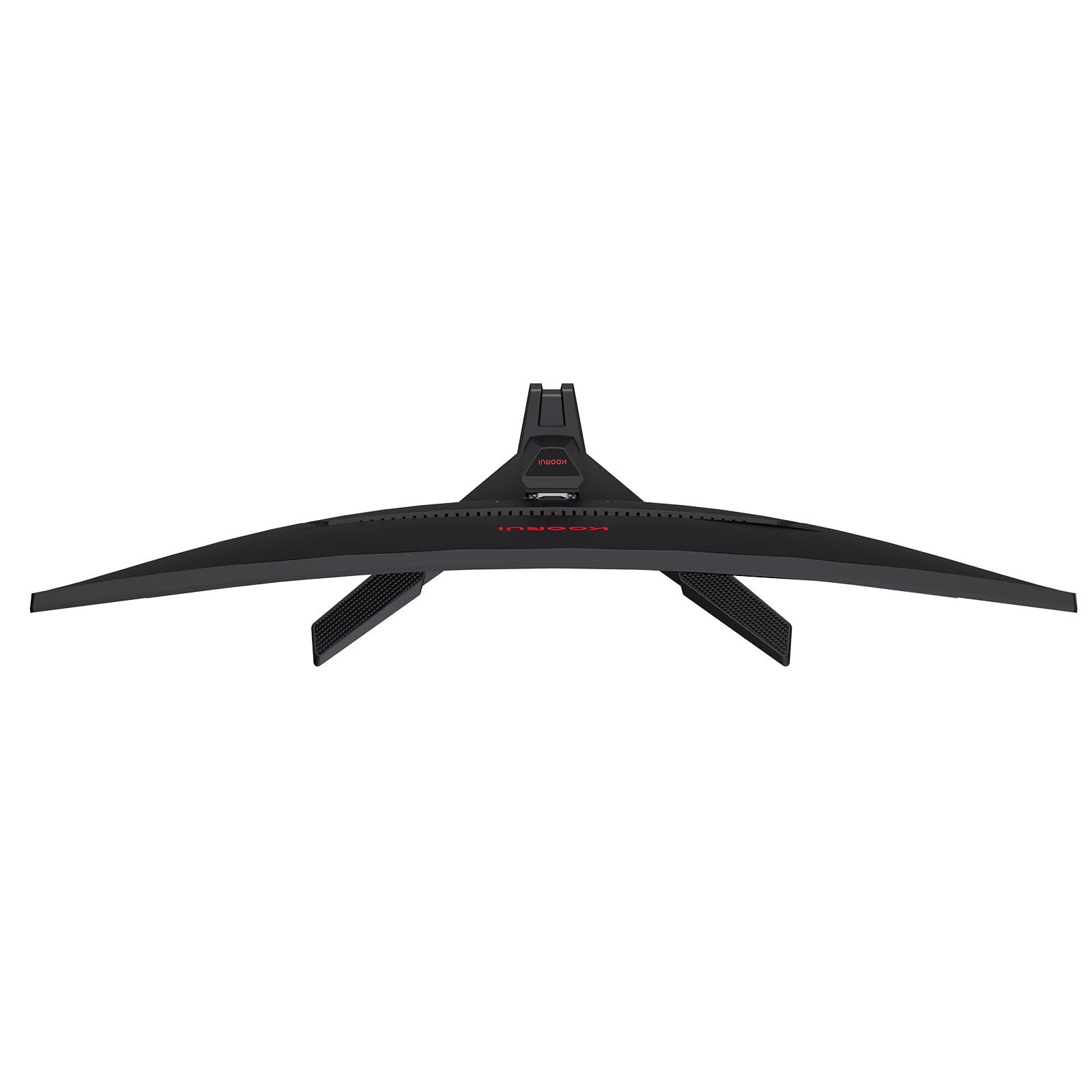 KOORUI 24 inch Curved Gaming Monitor 180Hz FHD 1080P Computer Monitor,1ms 1500R VA Display,Adaptive Sync,HDR10,HDMI2.0X2&DP1.2,VESA Compatible,Tilt Adjustable,Eye Care,24E6CA - Image 8