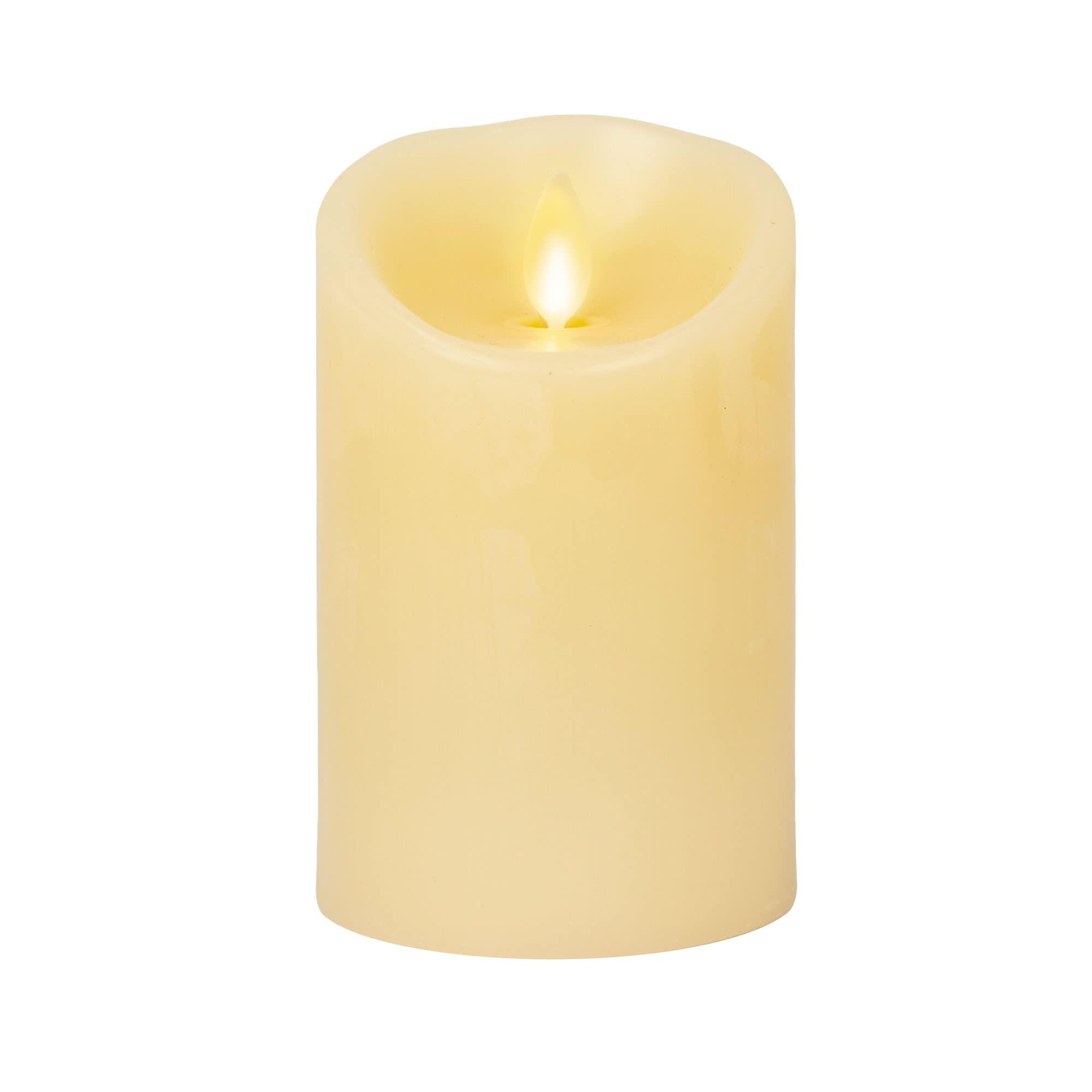 Luminara - Flameless LED Battery Operated Flickering Pillar Candles - Ivory - Pack of 1-3x4.5 - Realistic Moving Flame Real Wax Indoor/Outdoor Decor - Image 9