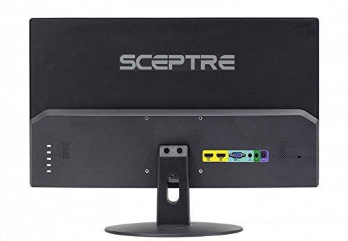 Sceptre 20" LED Monitor 1600x900 75Hz, Wide Viewing Angle 170° (Horizontal), 160° (Vertical), 2x HDMI, VGA, Built-in Speakers, Machine Black, Ultra Thin - Image 7