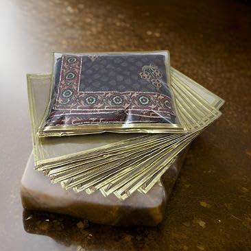 Transparent Saree Covers/Bags with Stainless Steel Zipper Lock, Suitable for Single Saree Pack (10) - Image 6