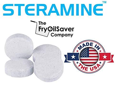 Steramine Sanitizer Tablet w/ 15x QT-10 Test Strisp, Multi Purpose Sanitizing Tablet for Food Contact Surface, Kitchen, Restaurant, Steramine Sanitizer Tab for Food Service by FryOilSaver (150 Tab) - Image 6