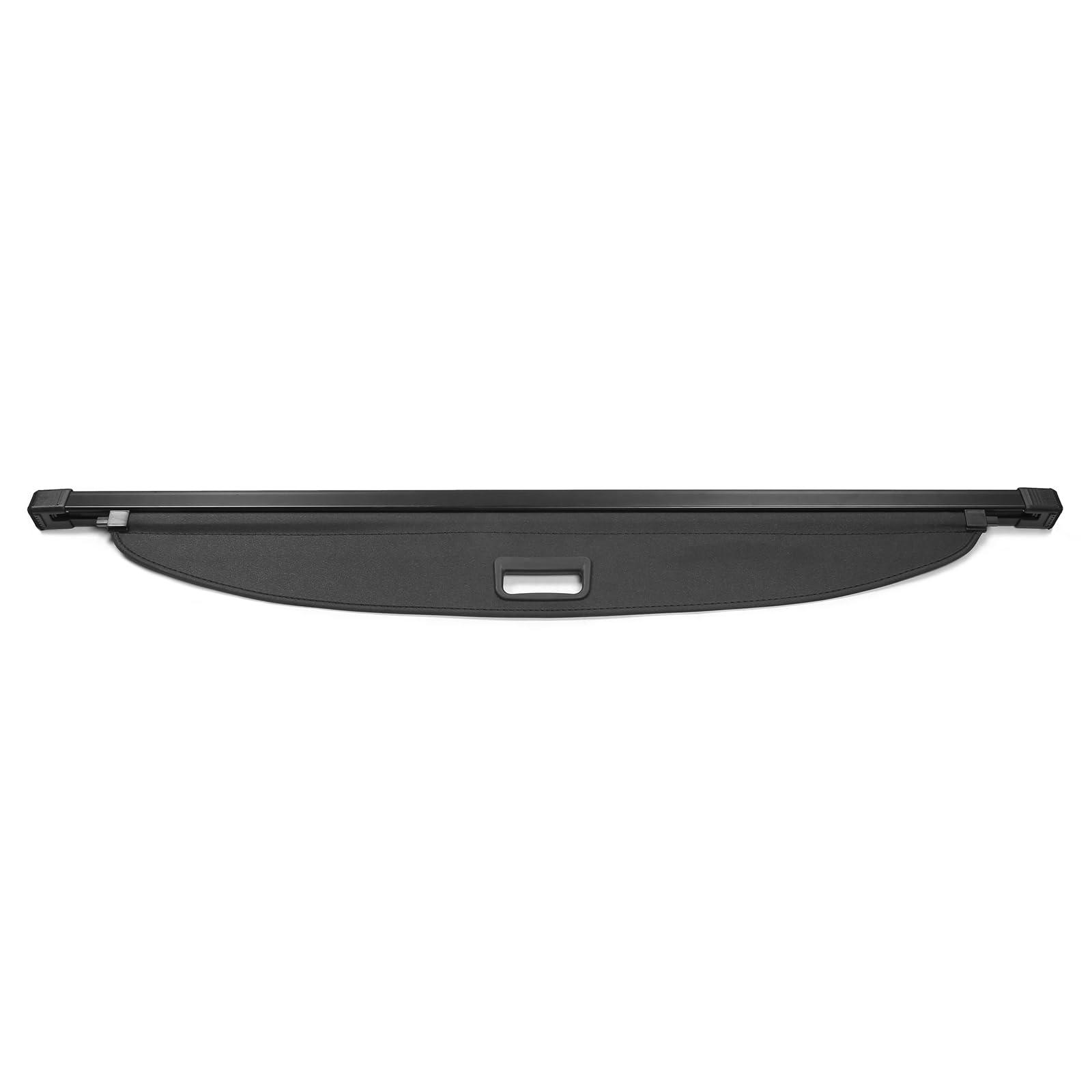 IKON MOTORSPORTS, Cargo Cover Compatible with 2017-2022 Kia NIRO All Models, PVC & Aluminum Rod Black Security Rear Trunk Cover Security Retractable Shield, 2014 2015 2016 2017 2018 - Image 3